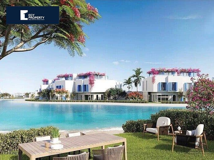 Upgrade your sea experience in your new Townhouse in Ras El Hekma and enjoy the Lagoon view with payment over 8 years 10