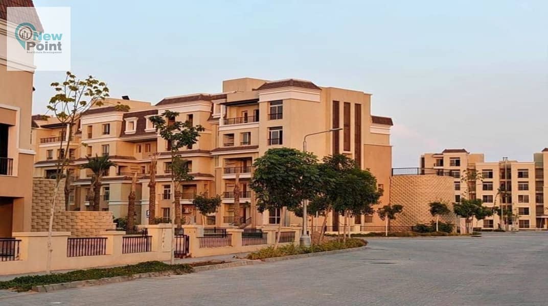 Apartment for sale 80 m in Sarai next to Madinaty and installments over 8 years without interest 5