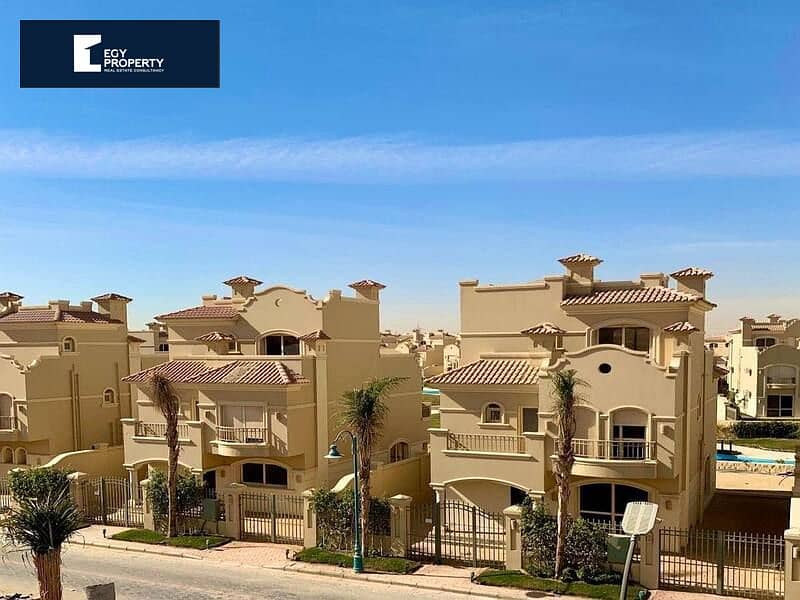 Villa Ready to move ,prime location  For quick sale in Lavista City Compound with installments over 5 years 6