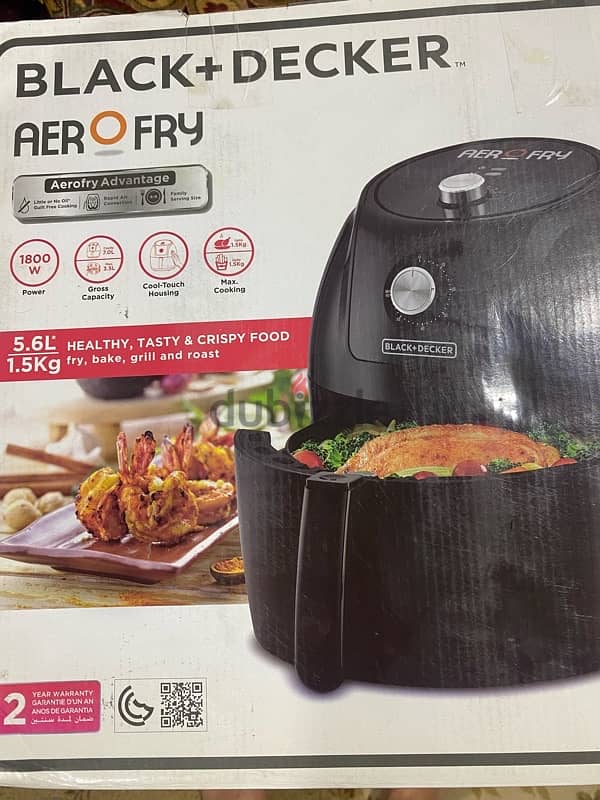 New Black and backer Air fryer 1