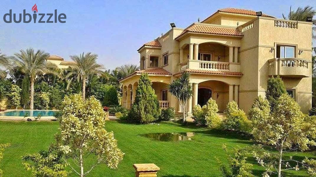 Villa for sale 554m in Hyde Park New Cairo, distinctive view 4