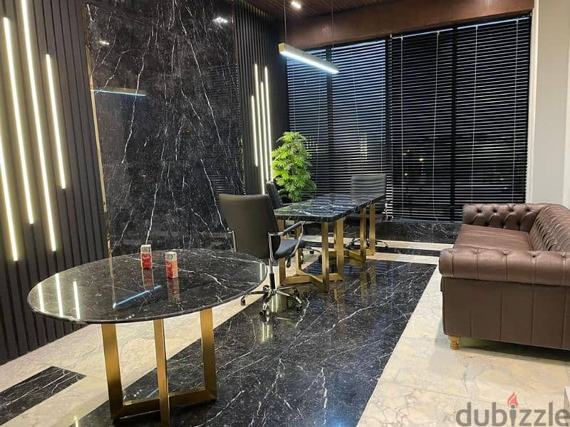 مقر اداري للايجار 255م بالفرش في التجمع الخامس Office For Rent 255M 4