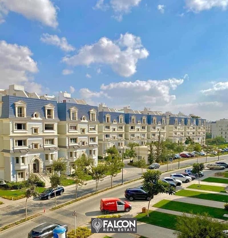 Apartment for sale with garden in installments up to 3032 View Landscape MV Icity October next to Sodic and Juhayna Square 13