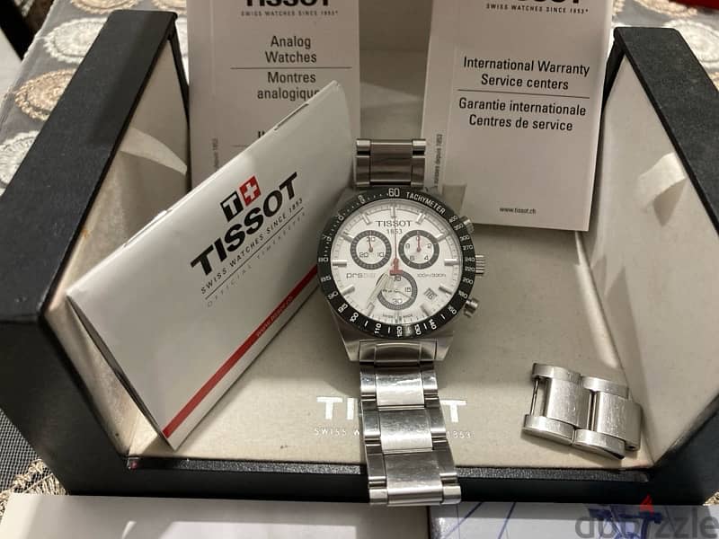 tissot watch original ساعة تيسوت اصلية بجميع مرفقتها وللتقل الزيادة 6