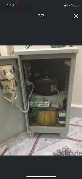 استبلايزر شبه جديد استخدام ٤ شهور فقط  ١٠ كيلو wave- SVC - 10KVA 1