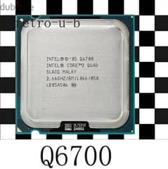 مطلوب بروسيسور core 2 duo Q 6700 cach 8