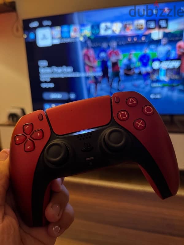 PS 5 Controller (Official Version) - Volcanic Red / دراع بلايستيشن ٥ 6