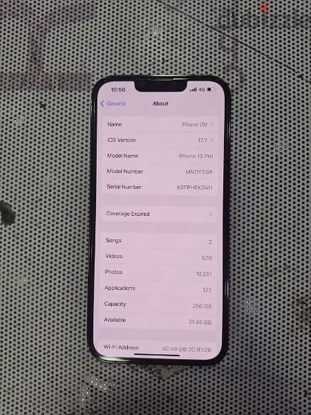 iPhone 13 Pro 256GB Battery 85% 1