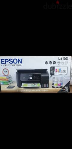 طباعة حبر منزلية ومكتب Epson استعمال بسيط جدا كالجديدة