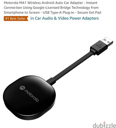 Motorola MA1 Wireless Android Auto Car Adapter.