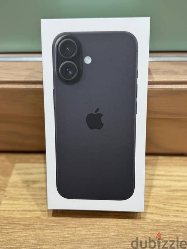 Iphone 16 128gb black UAE version 0