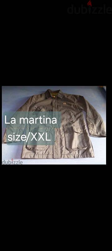 la martina original polo jacket size XXL