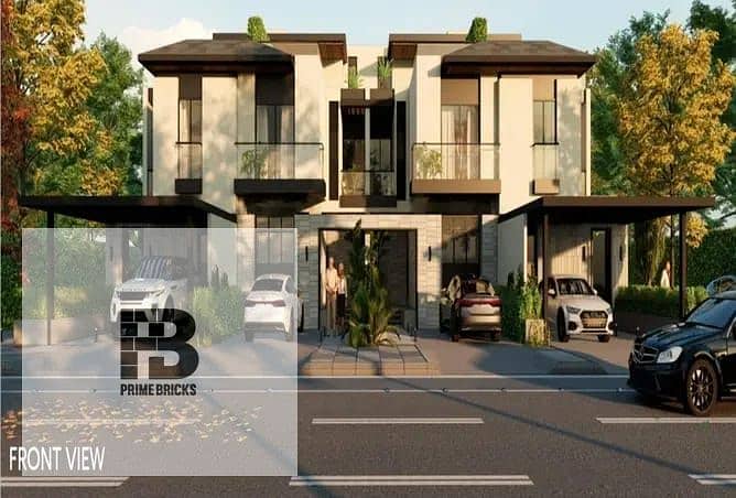 For sale townhouse corner 205 meters in Telal East Compound with 10% down payment   close to  Mountain View i city, Palm Hills New Cairo 0