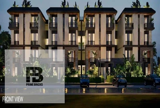 للبيع تاون هاوس كورنر 205 متر في كمبوند تلال ايست Telal East بمقدم 10%   بالقرب من Mountain View i city, palm Hills New Cairo 6