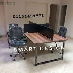 خلية عمل وورك ستيشن - بارتيشن خشب mdf اسباني Work office station