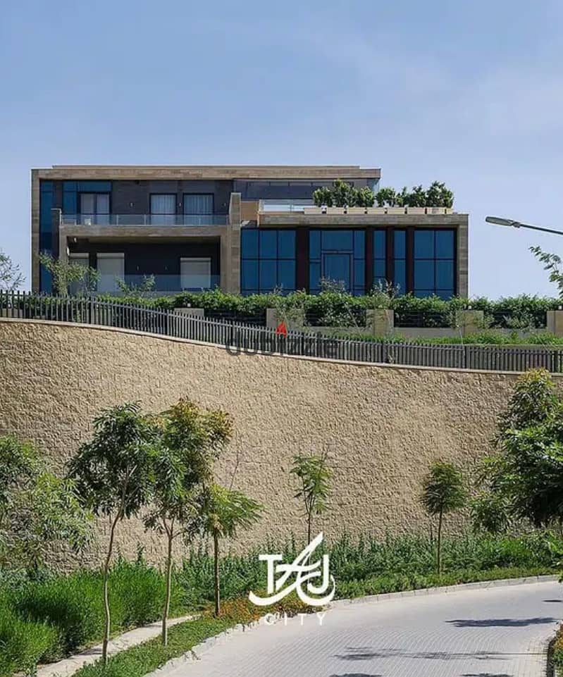 Ground Duplex 224M for sale in taj city New Cairo origami villas 3