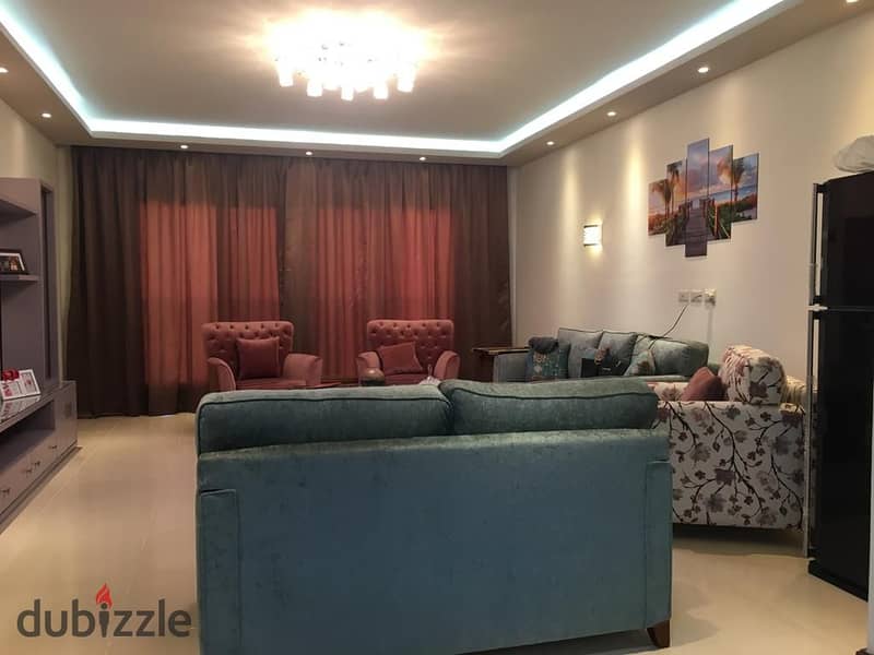 Fully furnished duplex with central air conditioning in Porto New Cairo Compound 26