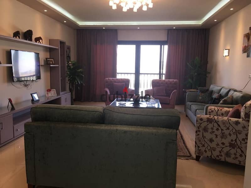 Fully furnished duplex with central air conditioning in Porto New Cairo Compound 28