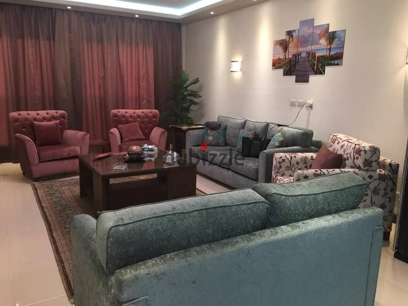 Fully furnished duplex with central air conditioning in Porto New Cairo Compound 32