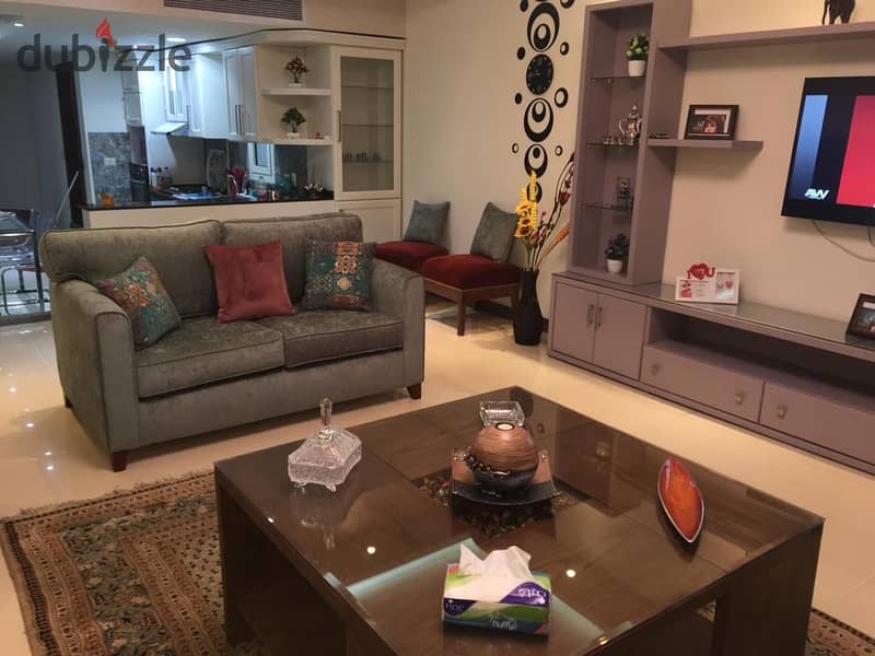 Fully furnished duplex with central air conditioning in Porto New Cairo Compound 33