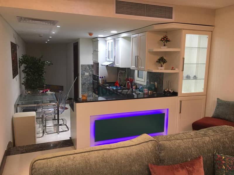 Fully furnished duplex with central air conditioning in Porto New Cairo Compound 34