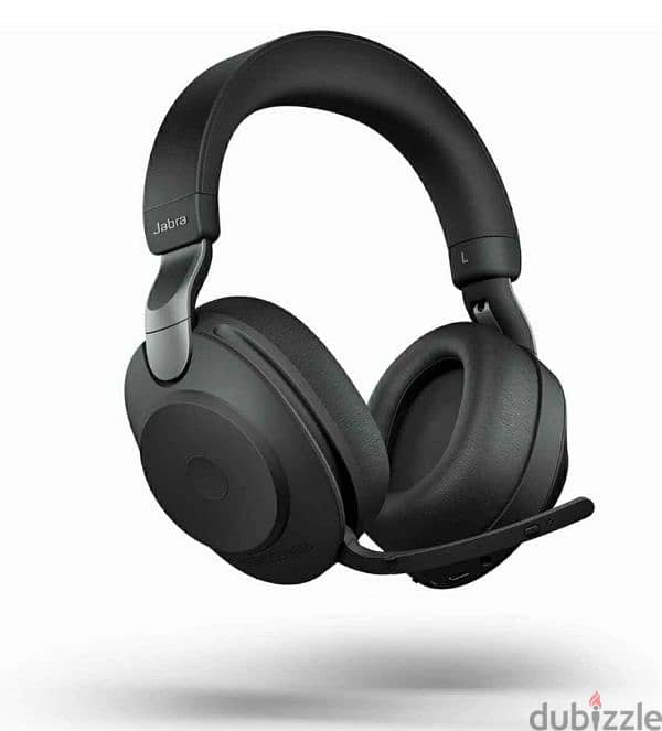 Jabra Evolve2 85 UC Wireless Headphones with Link380c, Stereo, Black 0