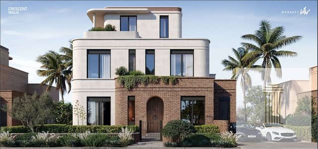 للبيع بسعر الطرح الاول فيلا منفصلة 455متر 4 غرف حمام سباحة خاص كمبوند CRESCENT WALK من فواز الحكير وشركة مراكز قسط علي 8سنوات