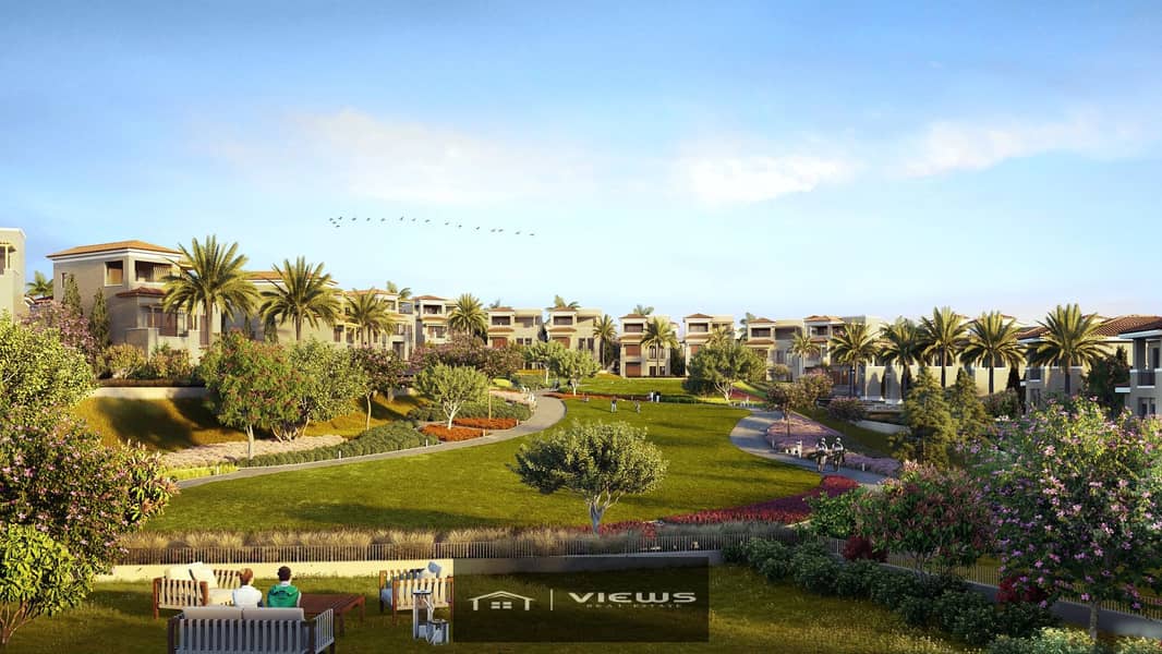 Apartment 223M facing north super lux finishing prime location Uptown cairo 3