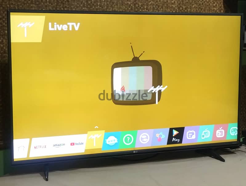 شاشه LG 55 سمارت 01067861955 بحاله ممتازه 4k 3