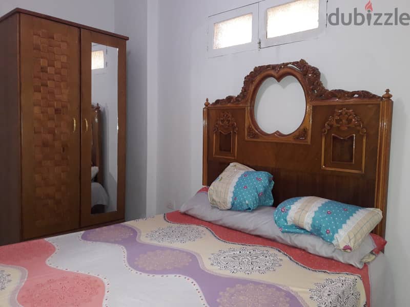 شقة إيجاربحديقة بالفرش موقع مميز Fully furnished apartment with garden 7