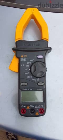 جهاز اختبار الجهد الكهربائي mastech clamp meter ms2001(جديد)بدون شاحن