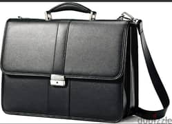 Samsonite Leather Flapover Briefcase 0