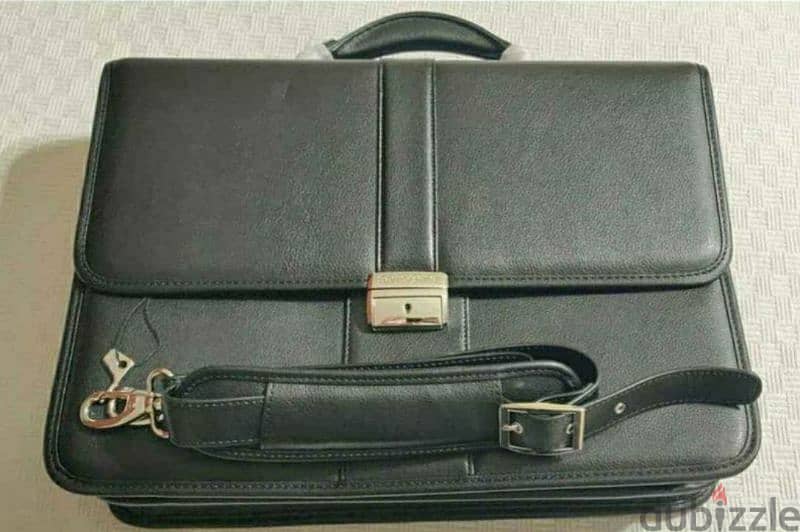 Samsonite Leather Flapover Briefcase 6