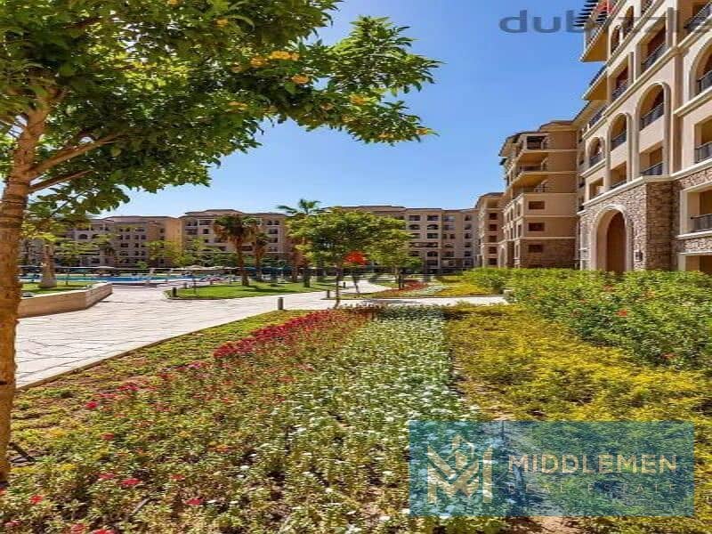 town house corner 270 m open view delivered , in green square mostakbal city 2