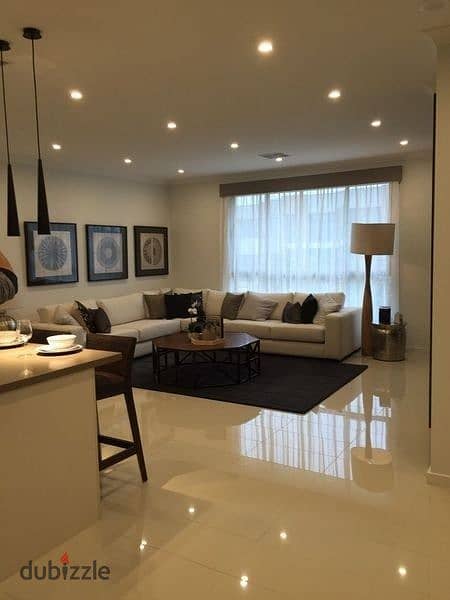 155 meters apartment, fully finished, with air conditioners, VIP VIEW, in Revali Compound, directly in front of Hyde Park, in the Fifth Settlement. 6