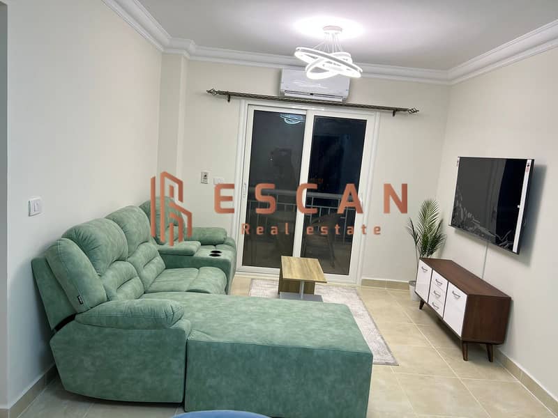 Hotel apartment, the first furnished residence for rent in Madinaty 11