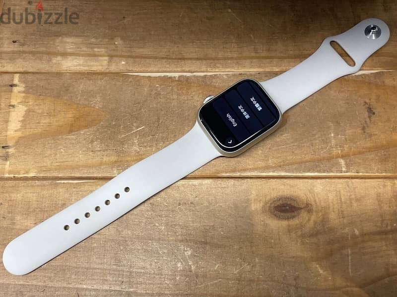 Apple Watch Series 8 (45mm) Starlight newwwww (Actevated Onlyyy) Newww 4