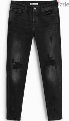 zara skinny jeans size 36