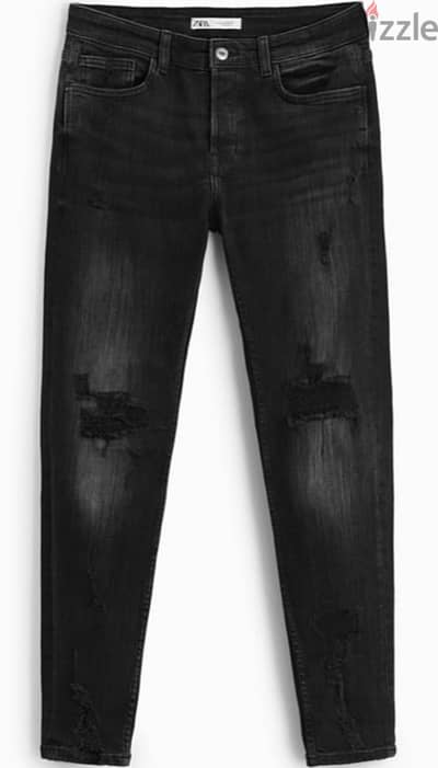 zara skinny jeans size 36