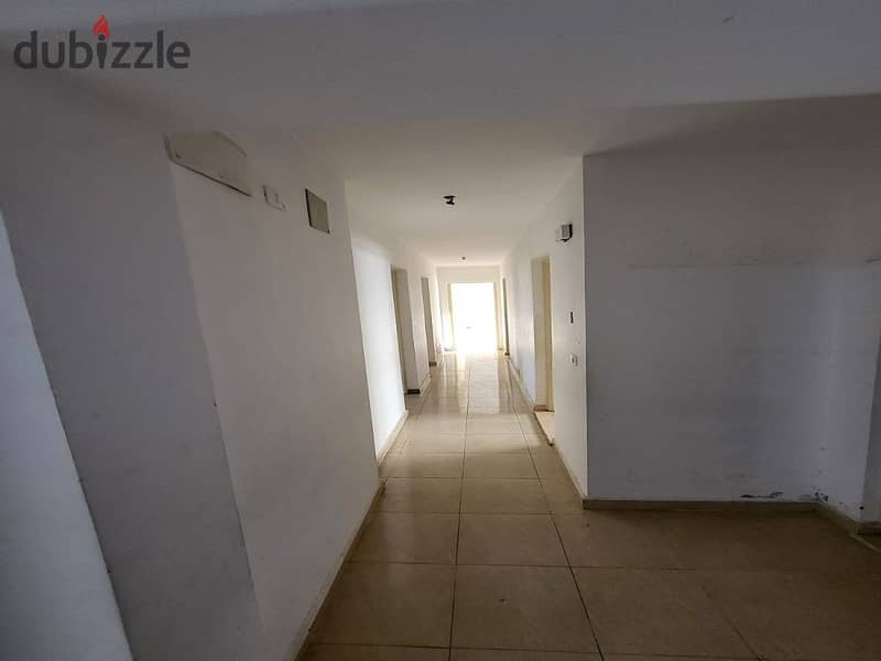 In Madinaty, an apartment for rent, 208 sqm, with an open view, will not be repeated, in front of the Food Court, the Club, and the Exhibition Market, 2