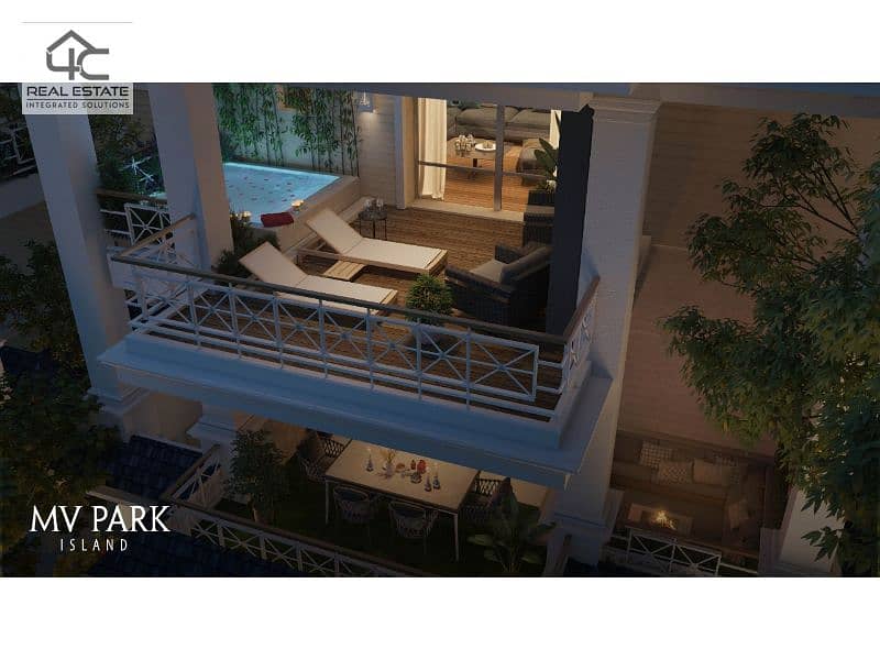 Apartment 165 m double view at the lowest price in the market in Mountain View Compound 7