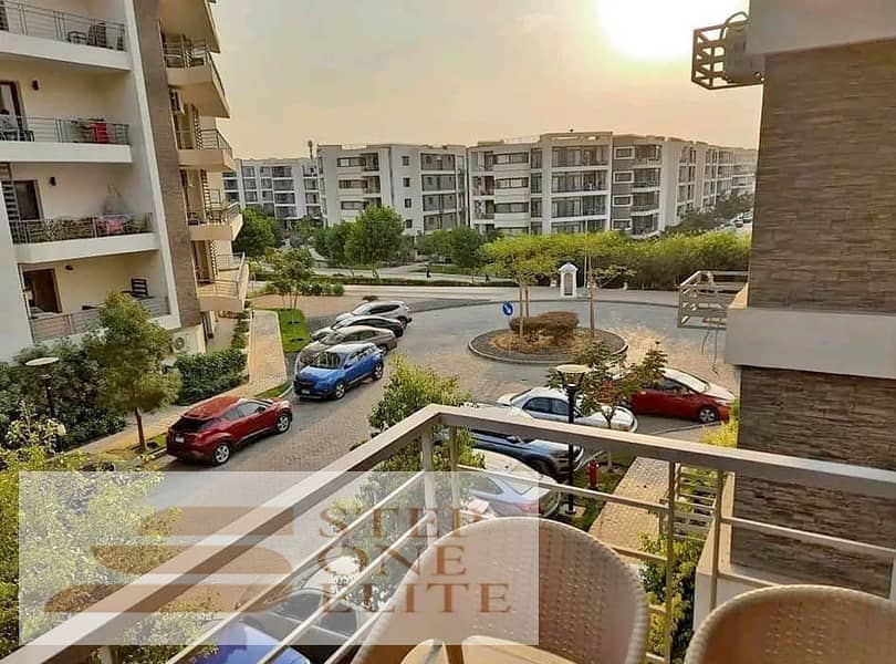 Apartment on 3 main destinations with 8-year installments for sale in Taj City Compound 8