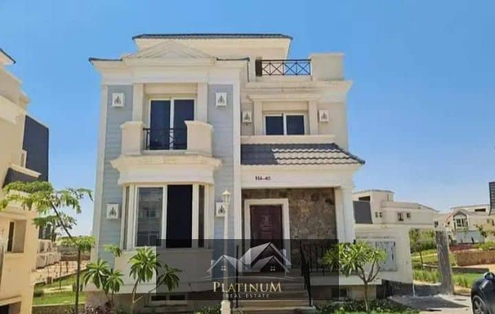 Standalone Villa for sale in Kingsway - Mountain View at 6 October by launch  price 5% D. P Over 9 Years ( Prime location ) 0