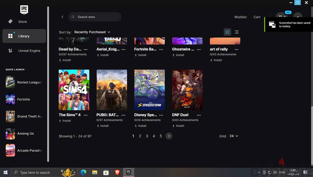 Epic games account,Fortnite,Gta v,Roket league and tomb raider 8