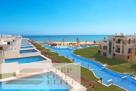 Chalet for sale (3 rooms), lowest price in BlueBlue, Ain Sokhna, sea view