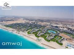 For a quick sale in Amwaj, a seaview penthouse of 85 square meters, finished with air conditioning, on a lake view, at the lowest cash price.