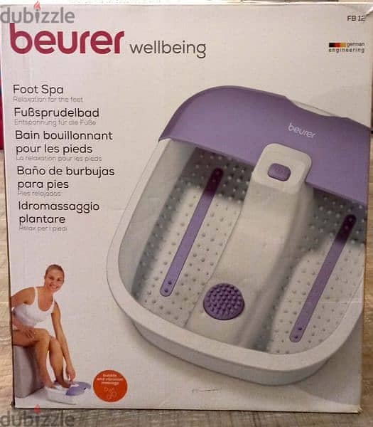 Beurer foot spa fb12 جهاز فوت سبا مساج للقدمين 0