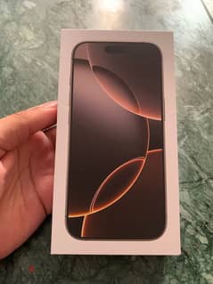 iPhone 16 pro 256 gb new ايفون ١٦ برو ٢٥٦  جيجا لون صحراوي desert