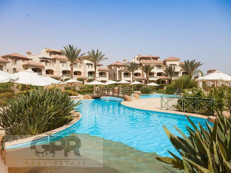 3BR finished chalet ready to move 140m 2nd row with installments in La Vista Sokhna 4