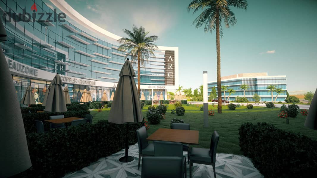 Office for rent fully finished ARC building Smart Village Sheikh Zayed 2